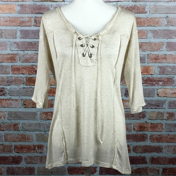 Buckle Other - GILDED INTENT by BUCKLE Lace-Up Top